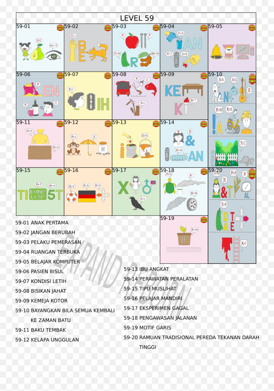 Tebak Gambar Level 55 - Vertical Emoji,Guessup Emoji Level 16