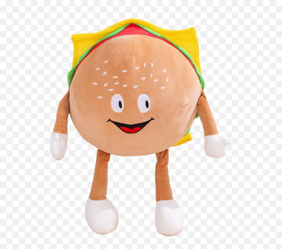 Mainan Boneka Bantal Stuffed Plush Kartun Burger Kentang Goreng Lucu Kreatif Untuk Hadiah Ulang Tahun Wanita - Happy Emoji,Whale Emoji Plush