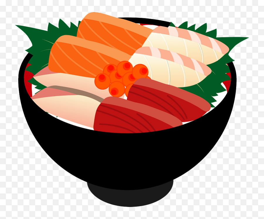 Assorted Seafood And Rice In A Bowl Emoji,Rice Bowl Emoji