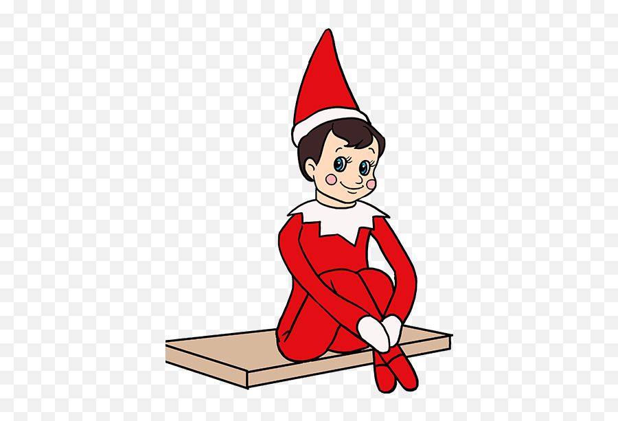 How To Draw Elf On The Shelf Face - Elf On A Shelf Drawing Emoji,Elf On The Shelf Emoji