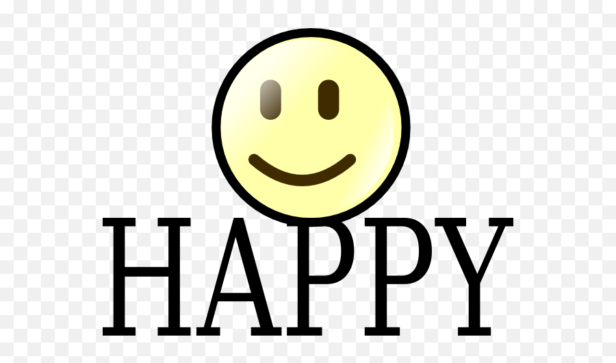Happy Face Happy Clip Art At Clkercom - Vector Clip Art Happy Emoji,Happy Emoticon Clipart