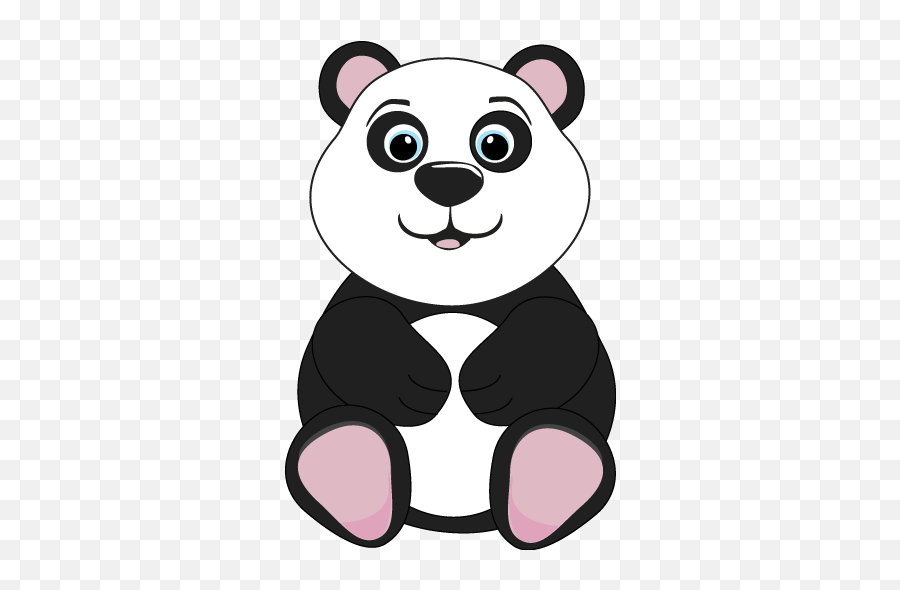 Free Panda Bear Clip Art - Clipart Best Panda Bear Clipart Emoji,Boneka Emoticon Line