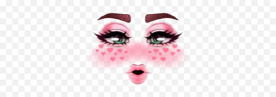 Masks Makeup Lips Cute Face Girly Girl - Free Roblox Face Emoji