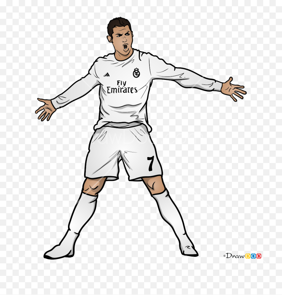 How To Draw Cristiano Ronaldo - Football Player Emoji,Emojis Cristianos