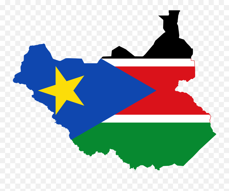 South Sudan Flag - South Sudan Flag Map Transparent Emoji,Lebanon Flag Emoji