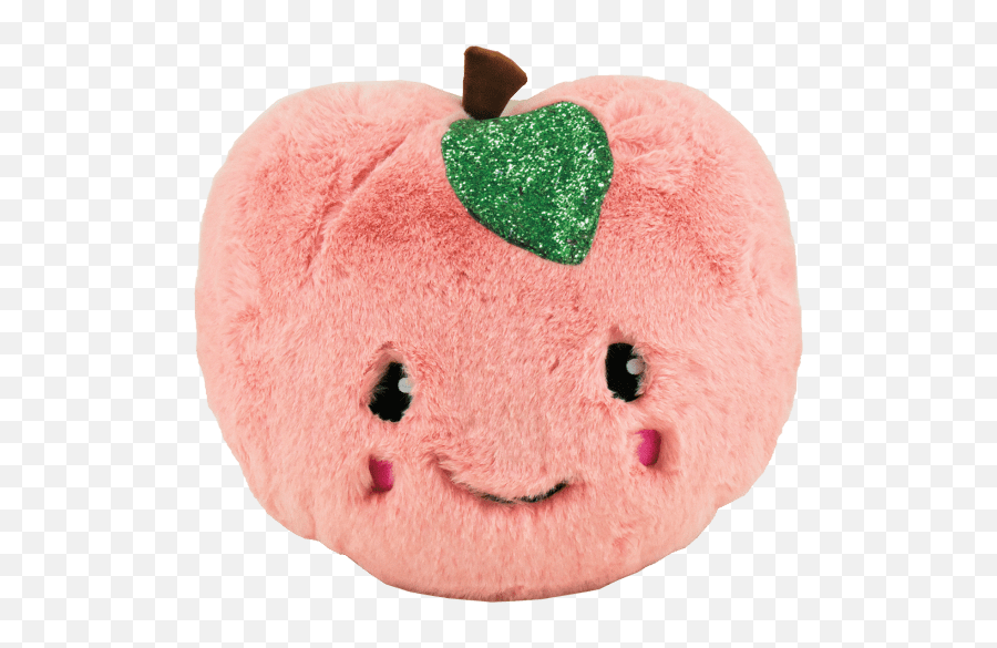 Plush Stuffed Animals - Furry Peach Emoji,Emoji Pillow Pet