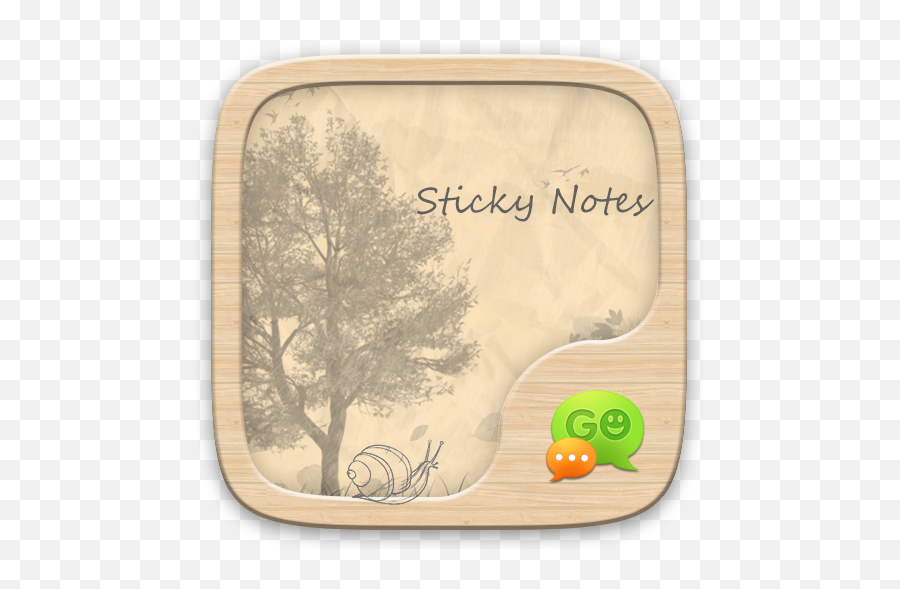 Go Sms Pro Sticky Notes Theme Apk - Tree Emoji,Go Sms Cat Emojis