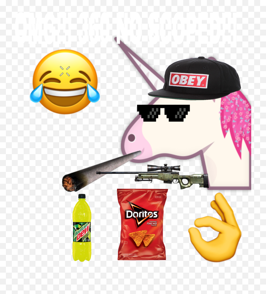 Meme Mlg Sticker Emoji,Deep Fried Emoji