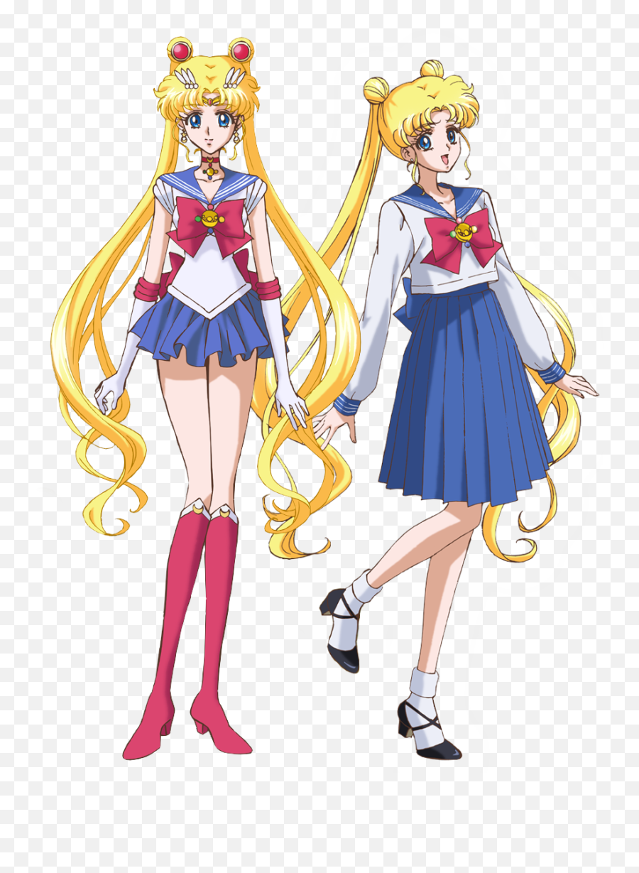 Usagi Tsukino Sailor Moon - Sailor Moon Uniform Emoji,Super Sailor Moon S Various Emotion Guide