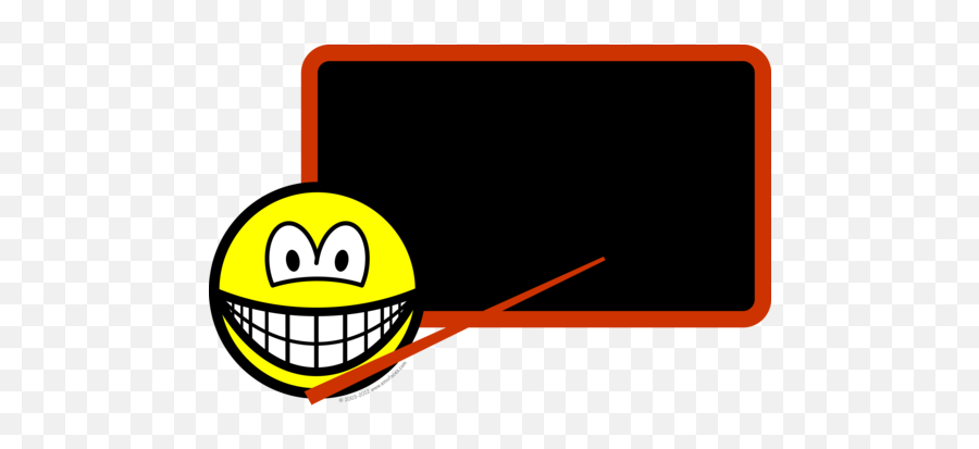 Teacher Smile Black Board Smilies Emofacescom - Smiley Leraar Emoji,Drinking Emoticon