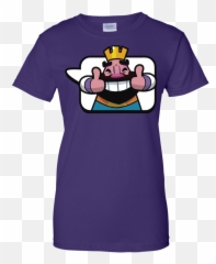 Clash Royale King T Shirt Hoodie - Psyduck T Shirt Emoji,How To Turn Clash Royal Emojis Off