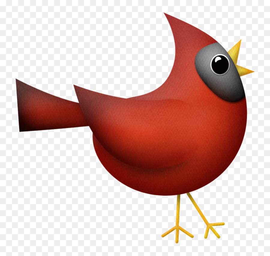 Cardinal Red Birds Clip Art - Birds Emoji,Cardinal Bird Facebook Emoticon