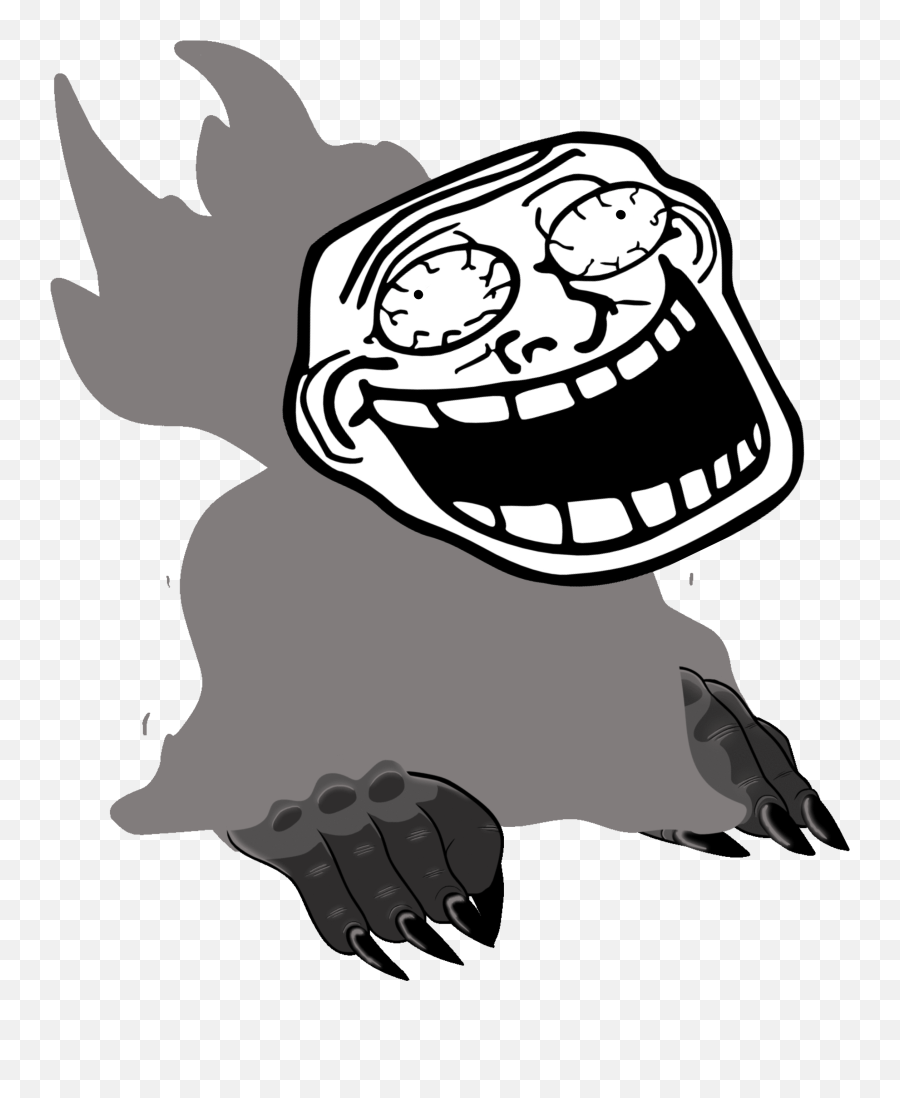 Discover Trending Trollface Stickers Picsart Emoji,Dark Skin Emojis Troll