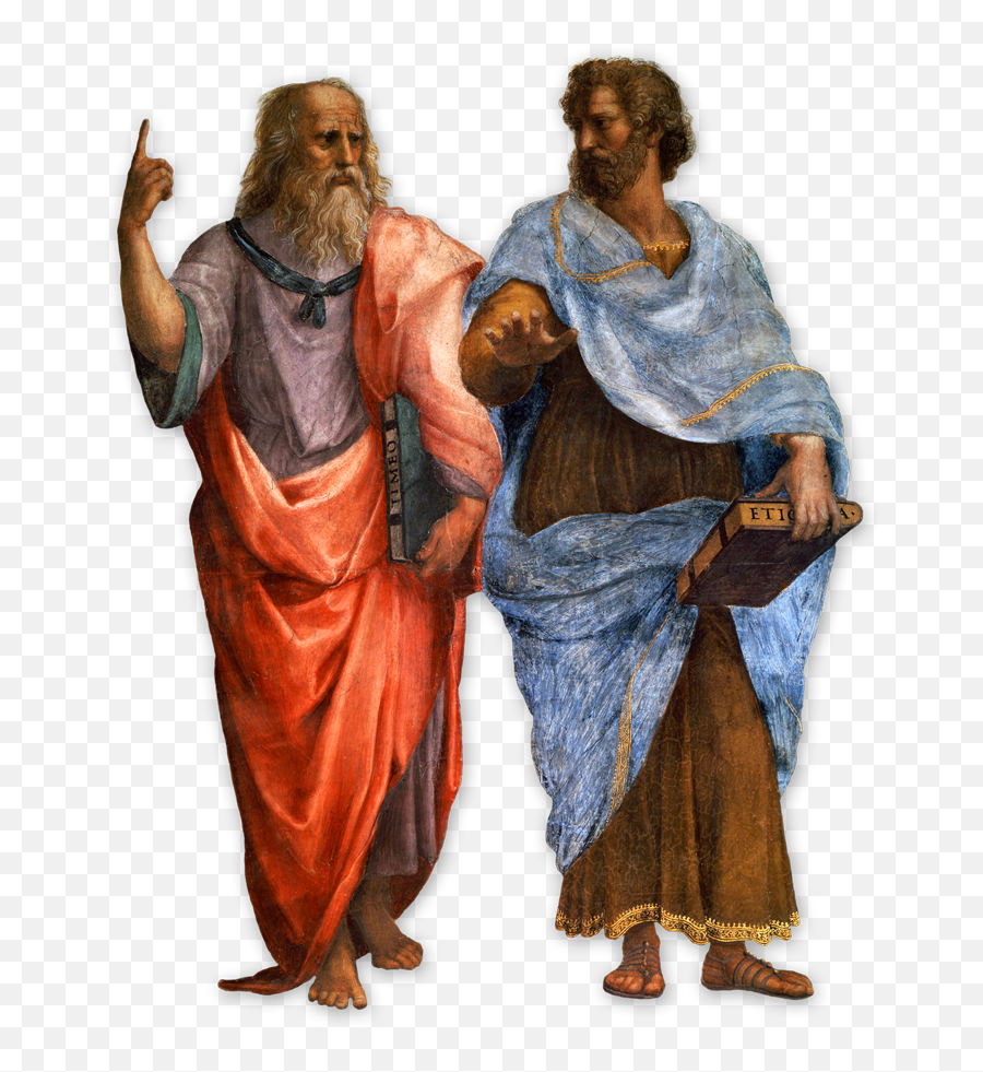 Plato Is Annoying - Aristotle And Plato Detail Of School Of Athens Emoji,Aristotle On Emotion