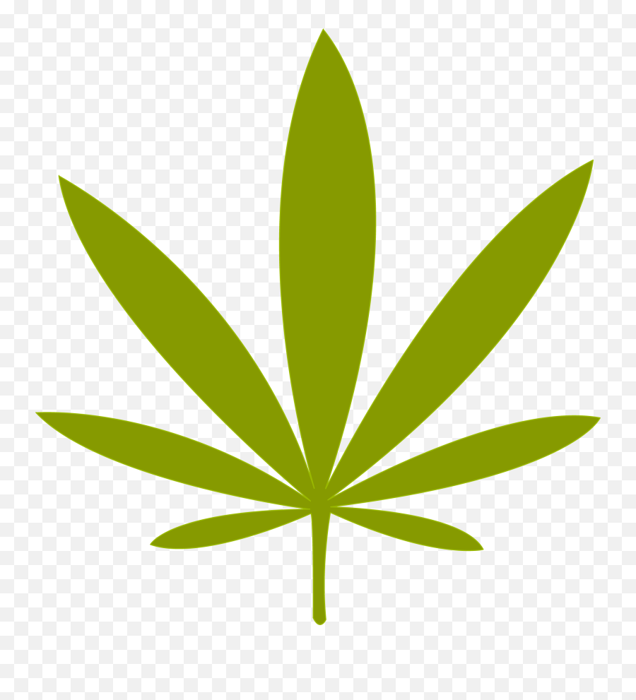 Weed Leaf Png File Simple Marijuana Leaf - Marijuana Drawing Emoji,Pot Leaf Emoji