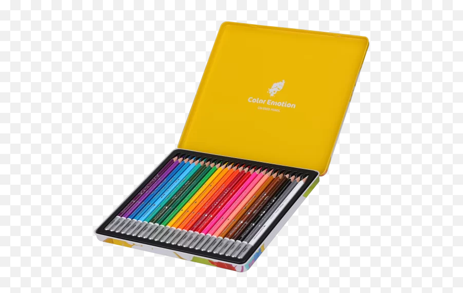 Colored Pencil - Spalvoti Piestukai Metalineje Dezuteje Emoji,Color And Emotion