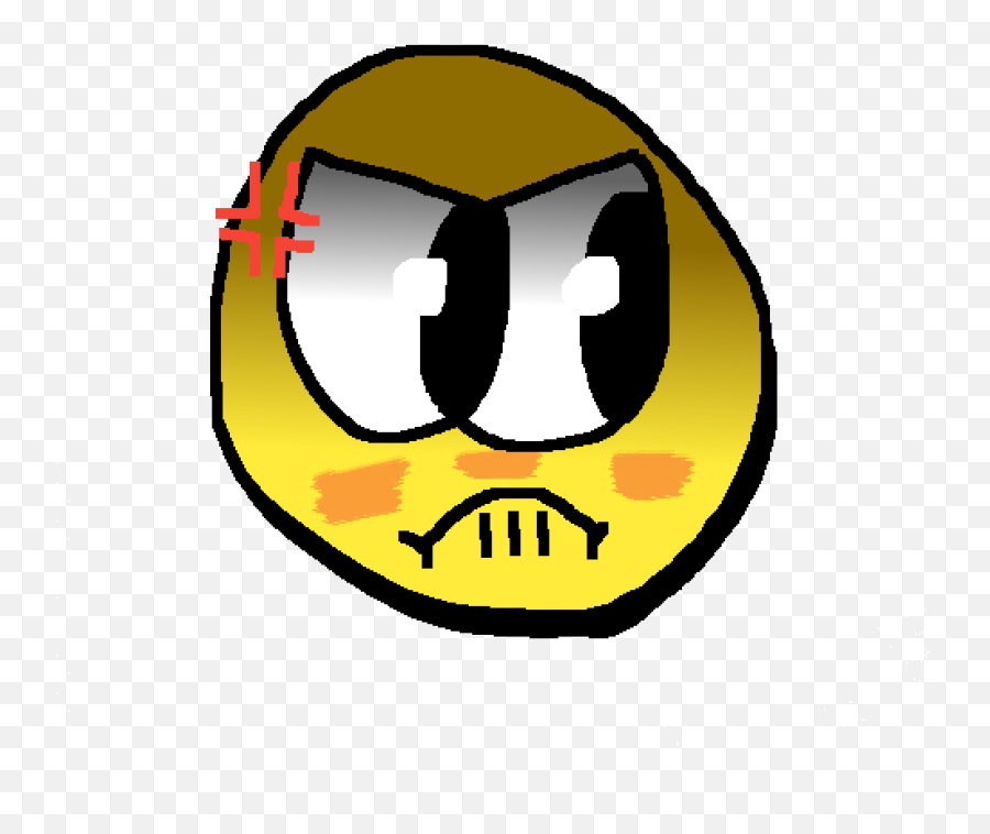 Pixilart - Mad Emoji By Joetazuna Happy,Mad Emoji Transparent