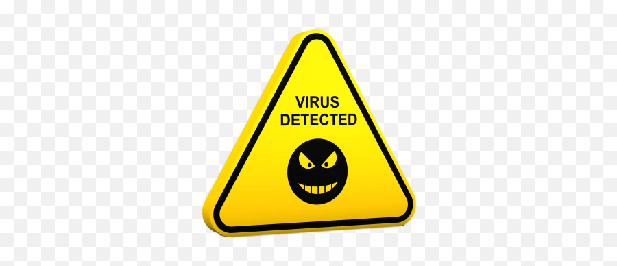 Virus Detected Transparent Png - Stickpng Emoji,Traffic Emoticon