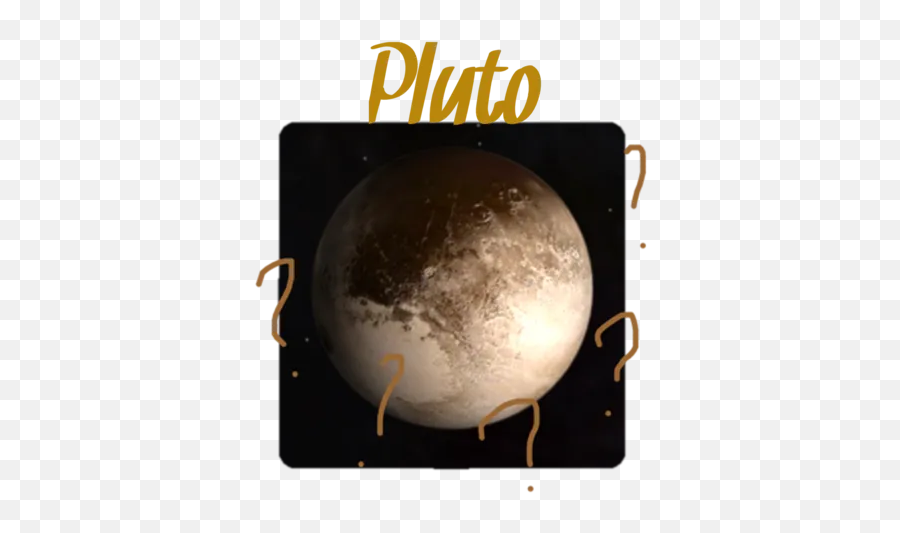 Solar System By Astronauts Fans - Sticker Maker For Whatsapp Emoji,Pluto Planet Emoji