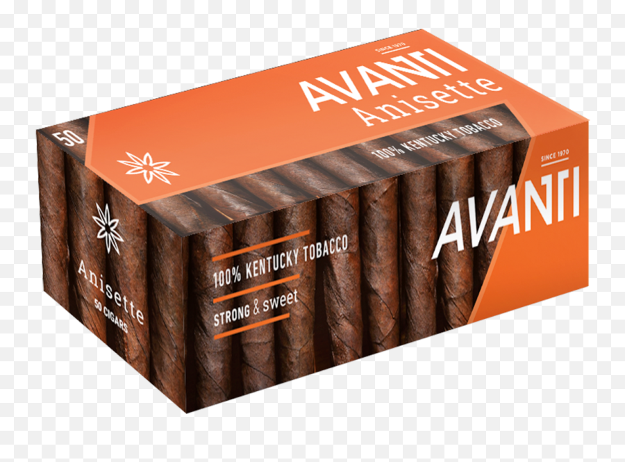 Avanti Anisette Singles 50 Box - Avanti Cigar Emoji,Smoking That Pack Emoji