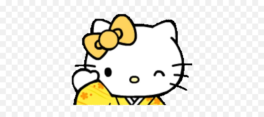 Hello Kitty New Yearu0027s Animated Emoji 1 Gif,Emoji Happy Chinese New Year