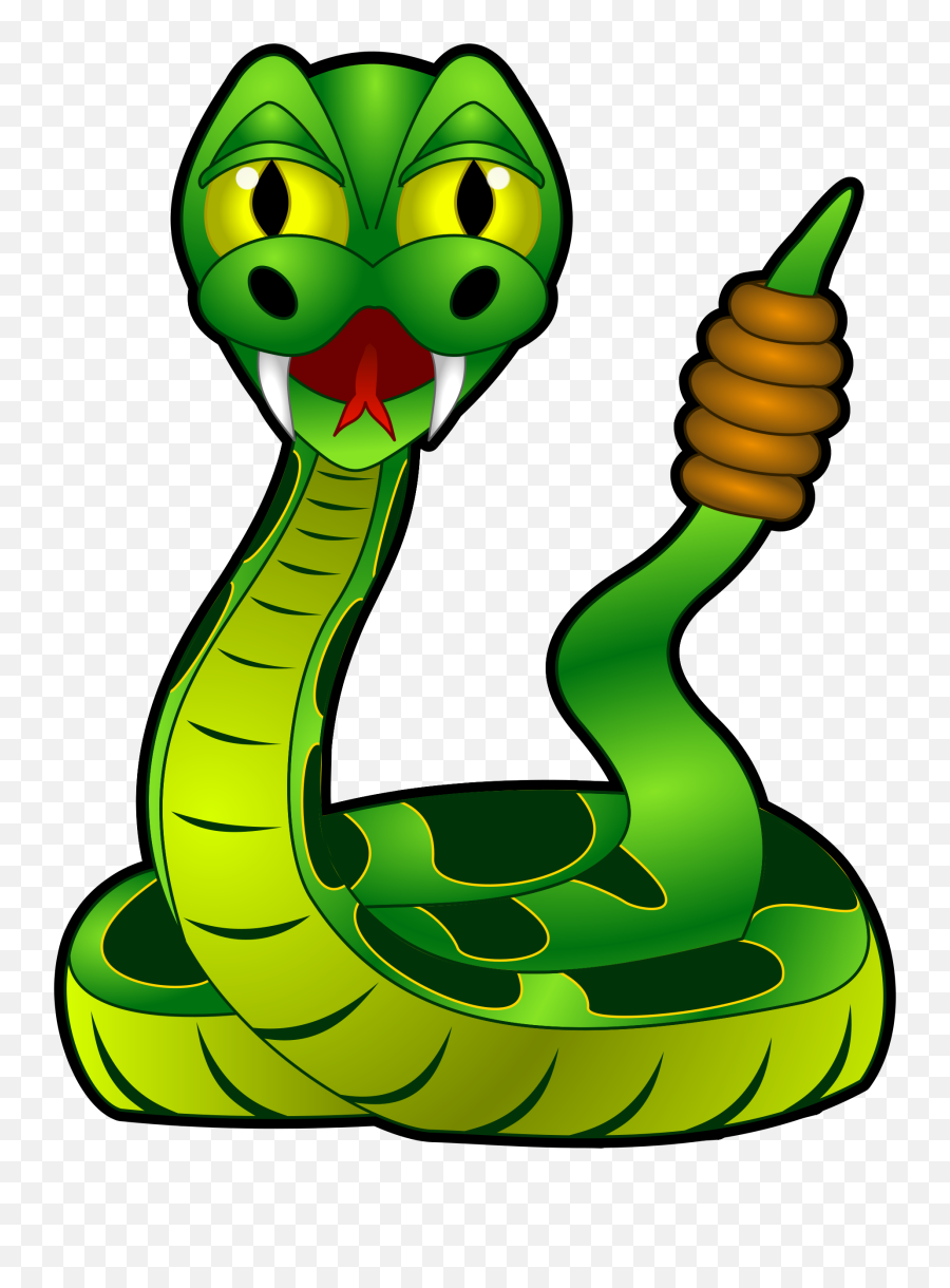 Black Mamba Emoji Png Free Picture - Clipart Rattlesnake Cartoon,Toxic Emoji