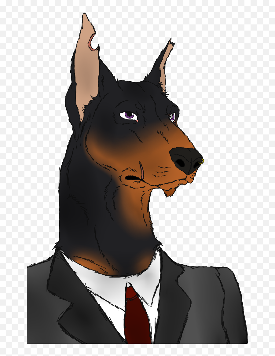 Non - Fictional Character Emoji,Doberman Emoji