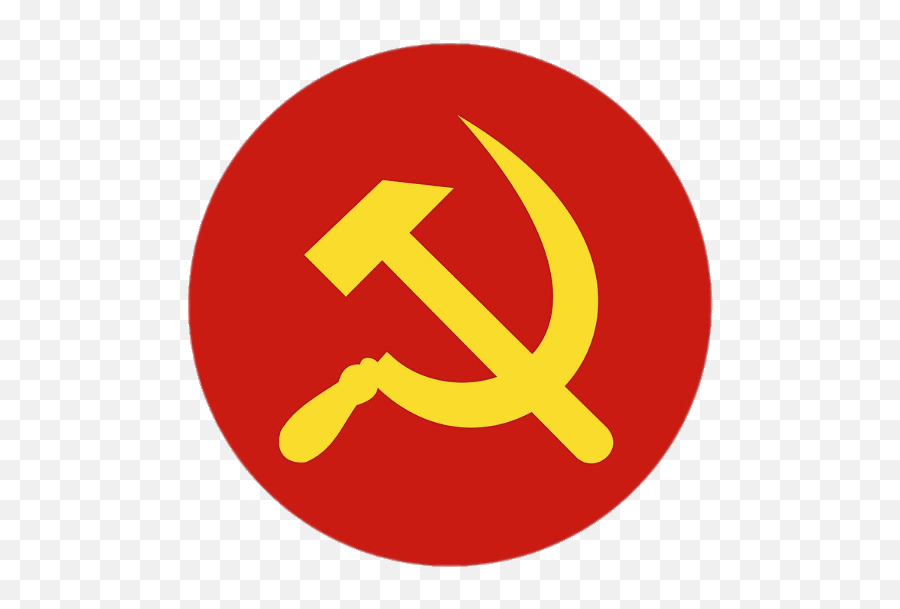 Hammer And Sickle - Communism Symbol Black And Red Emoji,Hammer And Sickle Emoji Art