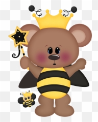 Cute Clipart - Oso Abeja Animado Emoji,Bee Minus Emoji