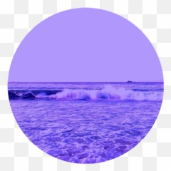 Aestheticcircle Circle Ocean Waves - Fundo Aesthetic Purple Emoji,Ocean Waves Emoji
