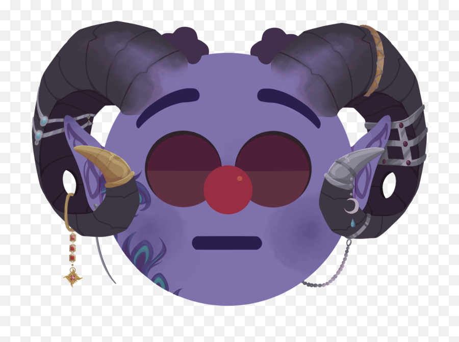 No Spoilers Flushed Clown Mollymauk Emoji Art By Me - Fictional Character,Dumb Emoji