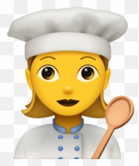 Cooking Woman Emoji Free Download All - Cooking Emoji Png,Chicken Emoji