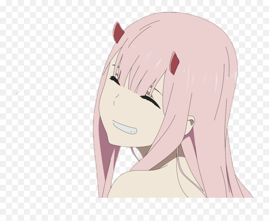 Zerotwo Darling In The Franxx Sticker - Hime Cut Emoji,Darling In The Franxx Emoji