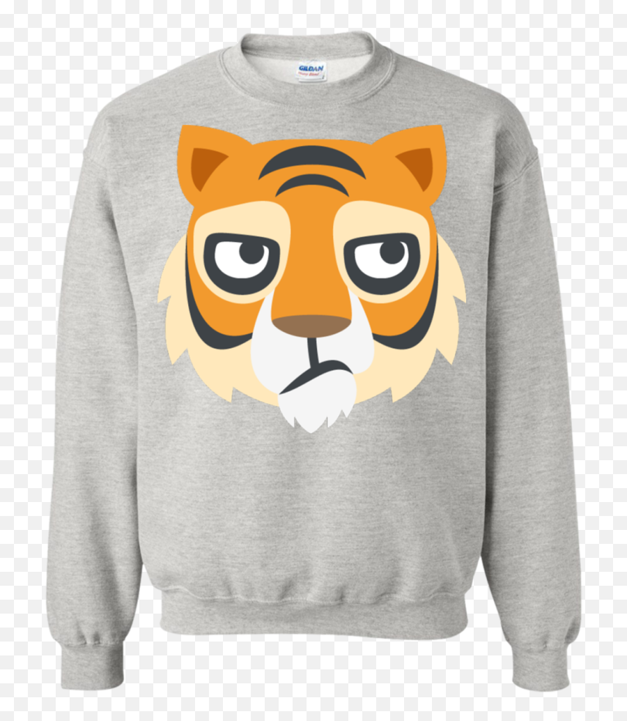 Bored Tiger Face Emoji Sweatshirt U2013 That Merch Store - Pop Century Resort,Bored Emoji