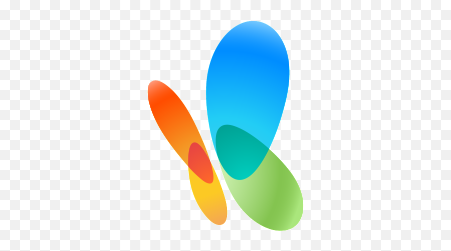 Pin On Butterfly Logos - Logo Of Msn Emoji,D Msn Emoticon