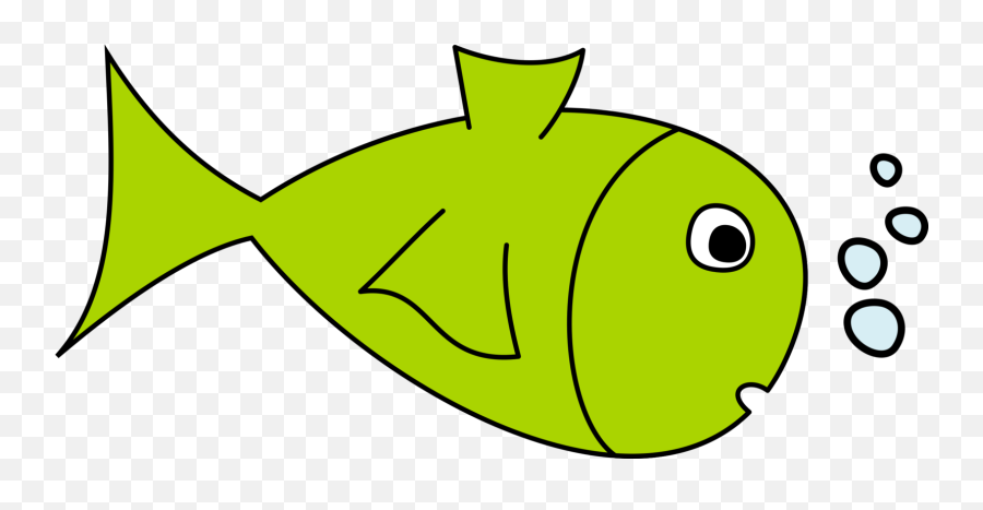 Fish Cartoon Drawing - Green Fish Clipart Png Download Green Fish Clipart Emoji,Pufferfish Emoji