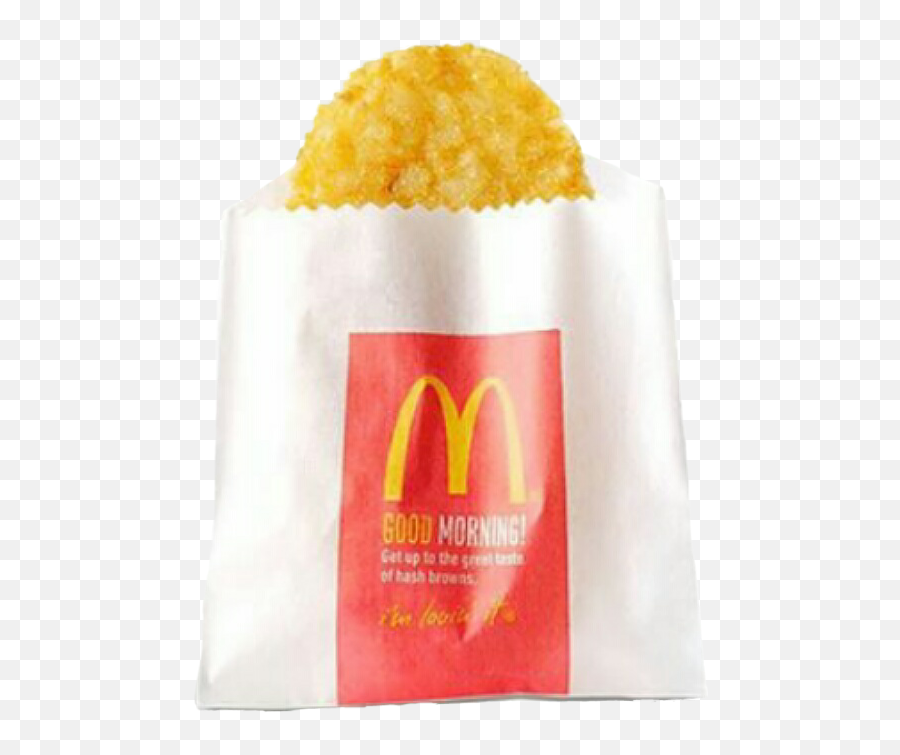 Mcdonalds Breakfast Food Snack Sticker - Transparent Mcdonalds Hash Brown Emoji,Hashbrown Emoji