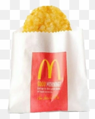 Mcdonalds Breakfast Food Snack Sticker - Transparent Mcdonalds Hash Brown Emoji,Hashbrown Emoji