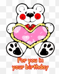 Top Happy Bear Stickers For Android - Happy Birthday Love Stickers Emoji,Happy Birthday Animated Emoji