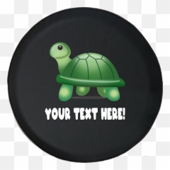 Spare Tire Cover Personalized Cute - Galápagos Tortoise Emoji,Personalized Emoji