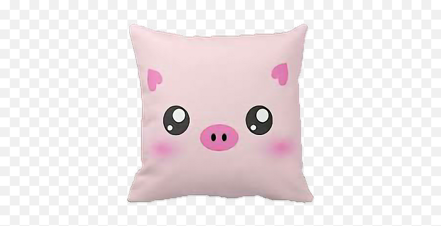 Pig Pillow Sticker - Pillow Png Design Cute Emoji,Pig Emoji Pillow