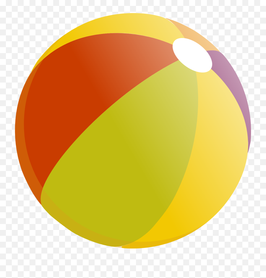 Beach Ball Clip Art Free Vector For - Ball Toy Vector Emoji,Beach Ball Emoji