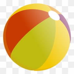 Beach Ball Clip Art Free Vector For - Ball Toy Vector Emoji,Beach Ball Emoji