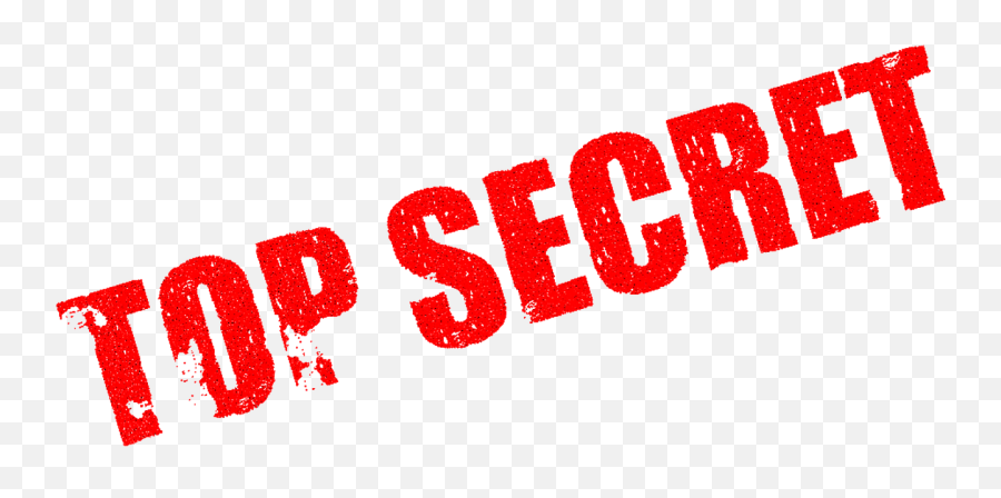 Top Secret Lettering Clipart - Top Secret Emoji,Shush Emoji