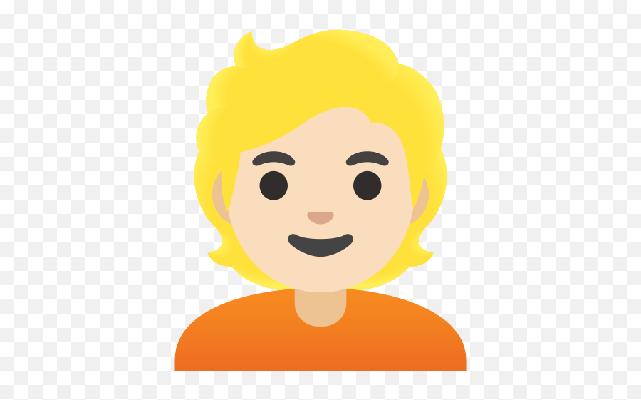 Pessoa Adulta Loira Com Tom De Pele - Persona Con Cabello Dibujo Emoji,Emoticon De Sexo