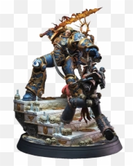 2020 Statue Awards - Guilliman Vs Chaos Space Marine Diorama Emoji,1/6 Scale Emotion Face Sculpt