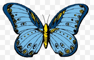 Butterfly Clip Art 103044 Free Svg Download 4 Vector - Mariposa Clipart Emoji,High Emotion Clipart
