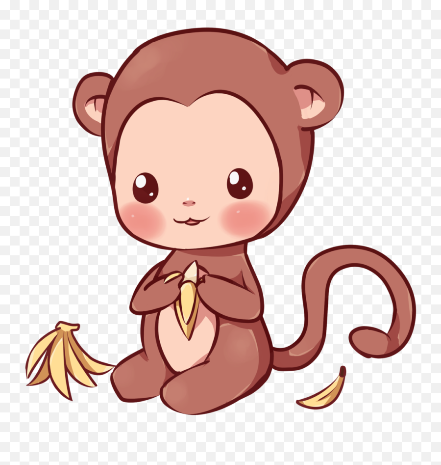 Kawaii Animal Png 3 Png Image - Animated Transparent Cute Banana Emoji,Kakaotalk Emoticons Exo