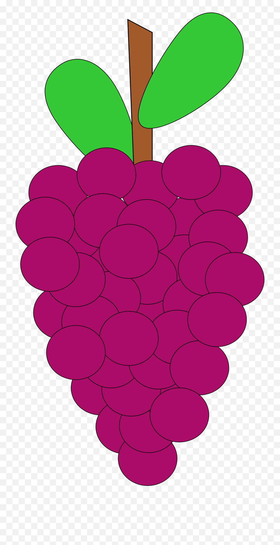 Grapes Clipart - Cartoon Grape Vine Png Emoji,Grape Emoji