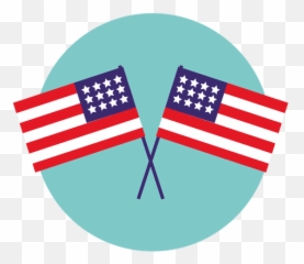 Usa Flags Round Icon - Transparent Png U0026 Svg Vector File Usa Png Emoji,Flag And Stars Emoji